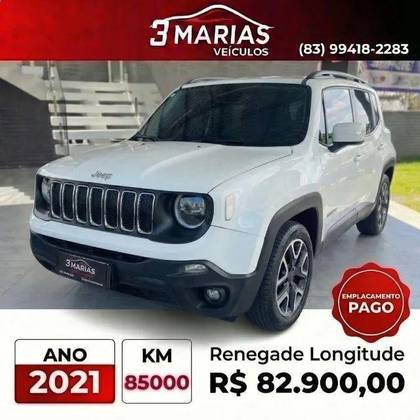 JEEP RENEGADE 1.8 16V FLEX LONGITUDE 4P AUTOMÁTICO JEEP RENEGADE 1.8 16V FLEX LONGITUDE 4P AUTOMÁTICO